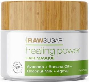 Raw Sugar Healing Power Hair Masque Avocado Oil + Banana + Coconut Milk +  Agave - Price in India, Buy Raw Sugar Healing Power Hair Masque Avocado Oil  + Banana + Coconut