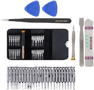 WOWSOME Mobile Repairing Tools 24 bit with handle Precision Screwdriver Set