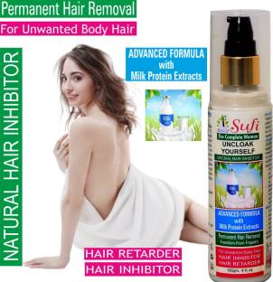 sufi Natural and Permanent - Stop Hair Growth Inhibitor Cream Lotion for  Reduction of Unwanted Body Hair