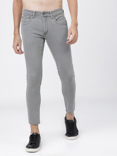 HIGHLANDER Tapered Fit Men Grey Jeans 