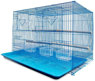 bird cage with partition