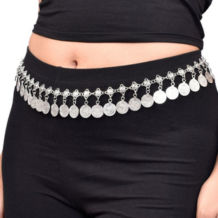 FEMNMAS Multi Coin Gypsy Belly Waist 
