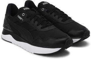 black colour puma shoes