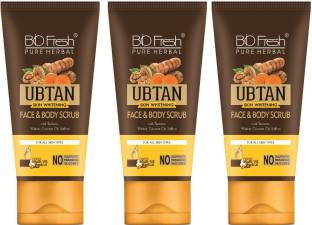 Biofresh Ubtan Face and Body Scrub for Smooth Skin, Remove Dirt and Tan Scrub