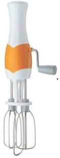 Kamview Stainless Steel Dual Blade Handheld Manual Egg Beater Machine Lassi Butter Milk Maker Hand Ble...
