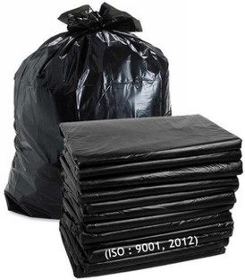 black plastic bolsa for dustbin