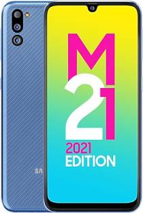 Add to Compare SAMSUNG Galaxy M21 2021 Edition (Arctic Blue, 64 GB) 4.162 Ratings & 5 Reviews 4 GB RAM | 64 GB ROM 16.26 cm (6.4 inch) Display 48MP Rear Camera 6000 mAh Battery 1 Year on Handset and 6 Months On Accessories ₹11,989 ₹12,389 3% off Free delivery Bank Offer
