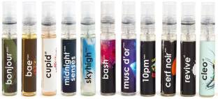 Adiveda Natural Mini Perfume Set For Men Set Of 11 - 12ml Each Eau de Parfum  -  132 ml