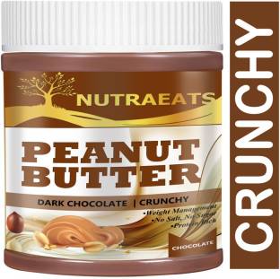 NutraEats Nutrition Chocolate Crunchy Peanut Butter Pro(120) 1 kg