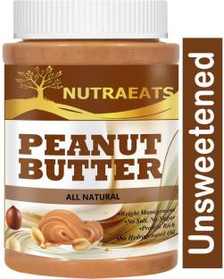 NutraEats Nutrition 100% All Natural Peanut Butter (Crunchy), 907g (Unsweetened, Non-GMO, Gluten Free, Vegan) Advanced(34) 500 g