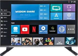 HUIDI 80 cm (32 inch) HD Ready LED Smart Android Based TV with Bezel Less Display