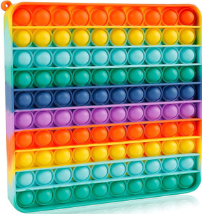 Fidget Toy Juguete Antiestres Pop It Sensorial para Niños y Adultos Bubble Push Juguetes Antiestrés de Explotar Burbujas para Aliviar estrés y Ansiedad Among us L 