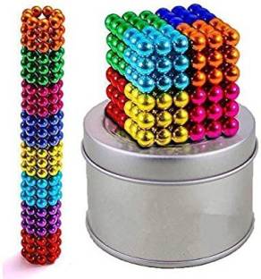 TOPHAVEN Multi-Colored Magnetic Balls for Home,Office Decoration & Stress Relief etc | MagnetsToys Sculpture Building Magnetic Blocks Magnet Cub