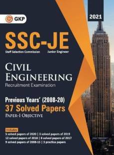Ssc 2021 Junior Engineers Paper I Civil Engineering 37 Previous Years Solved Papers (2008-20)