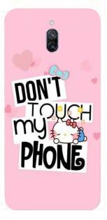 Golden Mask Back Cover for Redmi 8A Dual Hello Kitty With Don’t Touch My Phone