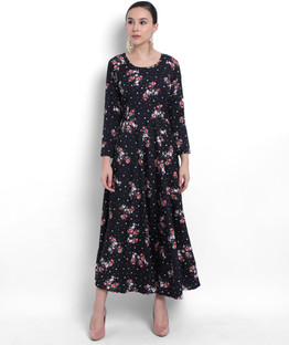 Raabta Fashion Women Maxi Multicolor 