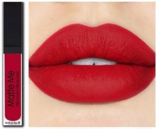 bright red liquid lipstick