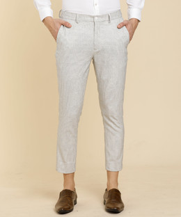 PETER ENGLAND Regular Fit Men Grey 