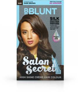 BBlunt Salon Secret High Shine Creme Hair Colour, 100g with Shine Tonic, 8ml , Dark Brown 3 - Price in India, Buy BBlunt Salon Secret High Shine Creme Hair Colour, 100g with BBlunt Salon Secret High Shine Creme Hair Colour, 100g with Shine Tonic, 8ml , Dark Brown 3 - Price in India, Buy BBlunt Salon Secret High Shine Creme Hair Colour, 100g with