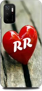 Indicraft Back Cover For Poco M3 Pro 5g R R R Loves R R Name Letter Alphabet Rr Love Hart Blue Indicraft Flipkart Com