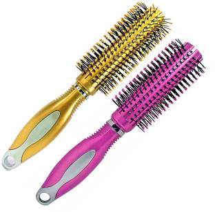 Easy Shopping Deal Pink Golden Color Round Rolling Curling Hair Brush for  Men and Women - Price in India, Buy Easy Shopping Deal Pink Golden Color Round  Rolling Curling Hair Brush for