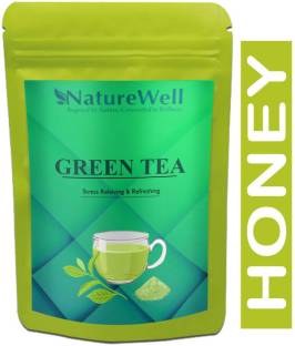 Naturewell Green Tea for Weight Loss | 100% Natural Green Loose Leaf Tea | Honey Flavor Green Tea Pouc...