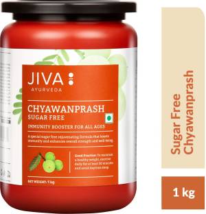 Jiva Sugar Free Chyawanprash - 100% Sugar-Free Immunity Booster - 1 Kg - Pack of 1