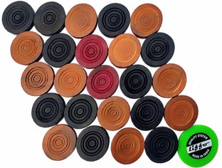 Carrom Coin Set of 24 Coins Sheesham Wood Champion Carrom Coins Free Striker 