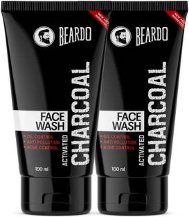 BEARDO Activated Charcoal Face wash Combo Face Wash