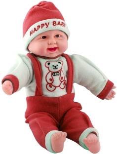 mayank & company Small Happy Baby Laughing Musical Boy Doll, Touch Sensors with Sound Kids