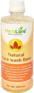 Herblore Natural Base Cleanser Moisturizer Sulphate Free Paraben Free Chloride Free Face Wash Price In India Buy Herblore Natural Base Cleanser Moisturizer Sulphate Free Paraben Free Chloride