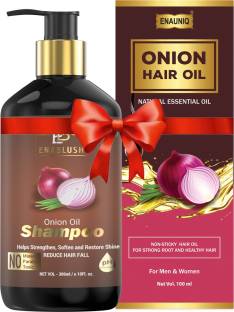 enablush Onion Oil Shampoo 300 ml + Onion Hair Oil 100 ml