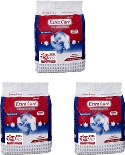 Extra Care Standard- XXXL-(50 Pieces) (Pack of 3) XXXL-(150 Pieces) - XXXL