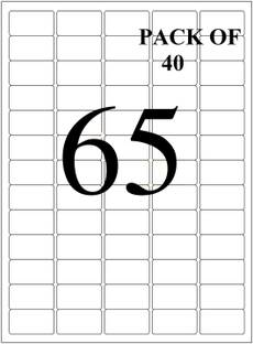DESMAT A4 sheet 65 label and sticker Self-adhesive Paper ...