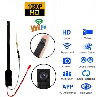 Wireless Mini WIFI HD SPY DVR Hidden Pinhole screw Video Motion Camera Webcam 