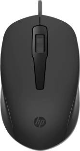 Official HP 150 Black Wired Optical Mouse