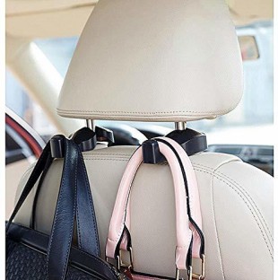 Grocery Bags Vehicle Universal Car Organizer Storage Hanger for Purse Handbag 4 Pack Car Backseat Headrest Hook and Backpack 