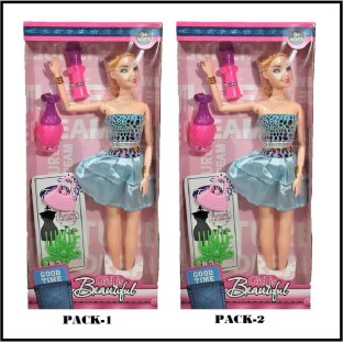 plastic barbie set