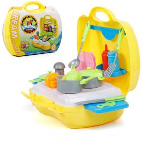 Miss & Chief by Flipkart Little Chef's Kitchen Set with Accessories for Kids