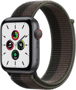 Add to Compare APPLE Watch SE GPS + Cellular MKR33HN/A 40 mm Aluminium Case 4.62,330 Ratings & 186 Reviews GPS + Cellular model lets you call, text and get directions without your phone Large Retina OLED display Up to 2x faster processor than Series 3 Track your daily activity on Apple Watch and see your trends in the Fitness app on iPhone Measure workouts like running, walking, cycling, yoga, swimming and dance Swimproof design| Store and stream music and podcasts High and low heart rate notifications and irregular heart rhythm notification With Call Function Touchscreen Fitness & Outdoor Battery Runtime: Upto 18 hrs 1 Year Manufacturer Warranty ₹33,900 Free delivery Bank Offer