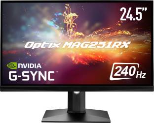 MSI Optix 24.5 inch Full HD IPS Panel Ultra Thin Bezel | Height Adjustable Gaming Monitor (Optix MAG25...