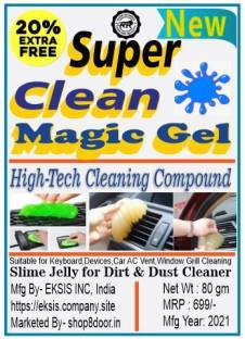 MOTO CARE Super Clean Magic Gel Cleaner for Car Interior Dust Cleaner for Keyboard Computer Laptop Home & Office Window Grill Electronics Cleaning Gel – Blue 0 for Computers