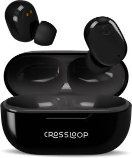 CROSSLOOP GENEX Active Noise Cancellation (ANC) TWS Earbuds | Bluetooth 5.0 | 20+ Hrs Battery Backup | Touch Control | IPX4 Splash Proof | for Phone Calls, Workouts, Online Classes, WFH Bluetooth Headset