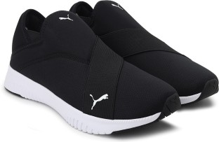 puma men's no lace shoes