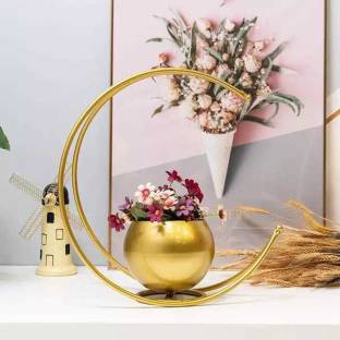 New Innovative Handicrafts Creative metal geometric home designer vase Iron Vase