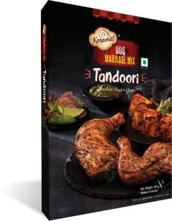 Karamat Tandoori Marinade Mix (Veg, 100g. Mix, Upto 4* Servings), Ready to Cook Tandoori Masala , Tandoori Powder, MYO, Tandoori Marinade, Punjab Red Tandoori Veg Cutlets