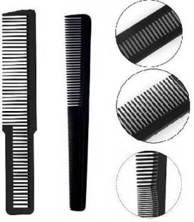 E-DUNIA Flat Top Cutting Comb with Salon Hair Cut Styling Hairdressing  Barbers Combs Brush Set Heat Resistant best for precise cut & dressing styling  comb Basic Home Daily Use - Price in
