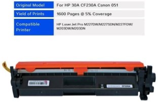 10x tóner Europcart alternativa para HP CF230A 30A M-227-fdw 