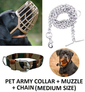 medium size dog muzzle