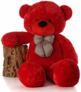 jimdar 3 Feet Teddy Bear With Neck Bow 
